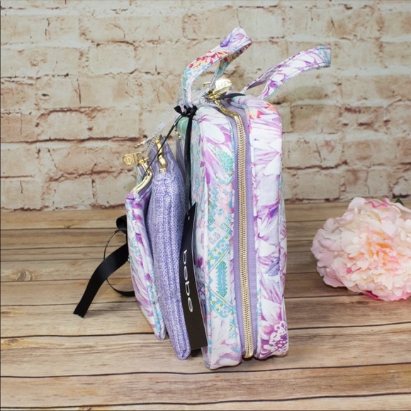 NWT BeBe 3 Piece Cosmetic Case - Picture 4 of 7